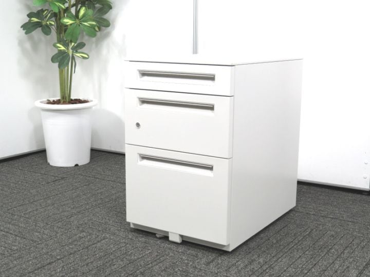 ST3段ワゴン 内田洋行 スタンダードタイプ 5-118-5010 中古 Y4186