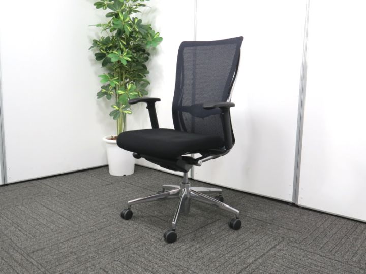 フォスター コクヨ ハイバックチェア 可動肘 中古 Y4189