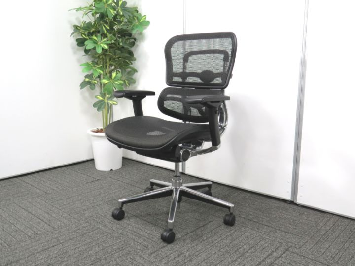 エルゴヒューマン ベーシック 可動肘 新品キャスター 中古 S4204
