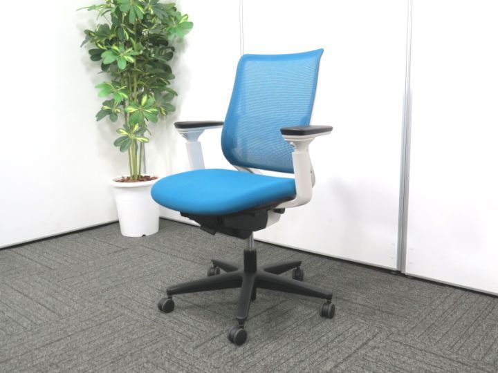 ミトラチェア コクヨ ランバーサポート CRSG2920E1N 可動肘 中古 Y4201