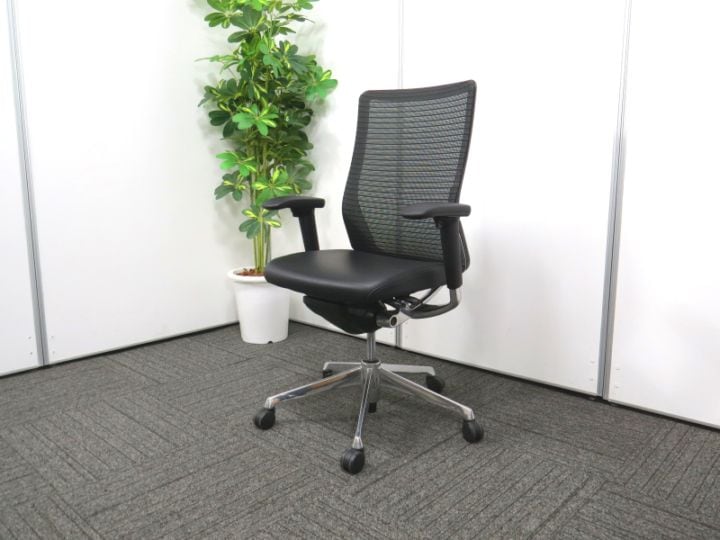 【中古】コーラル オカムラ 可動肘 CQ85BR-FSV1 ポリッシュ 中古 Y4216