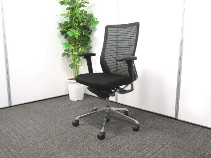 【中古】コーラル オカムラ 可動肘 CQ85BR-FSH1 ポリッシュ 中古 Y4217