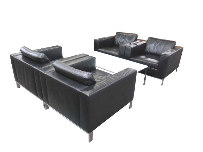 【高級】フォスター503 ウォルター・ノル 応接5点セット 中古 S4254