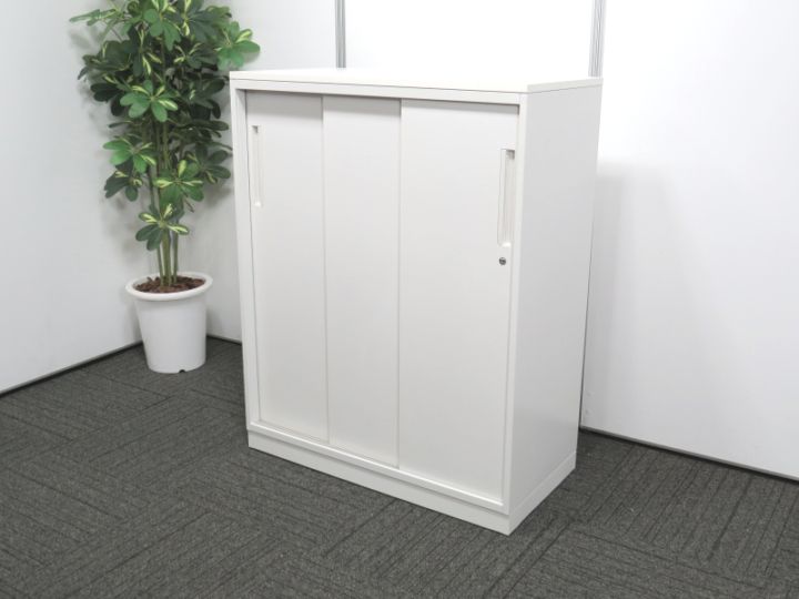 【中古】ハイパーストレージ 内田洋行 3枚引き違い書庫 5-825-4102 N7 中古 S4278 