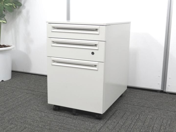 【中古】UJ プラス 3段ワゴン UJ-046SC-B3 W4 中古 S4279