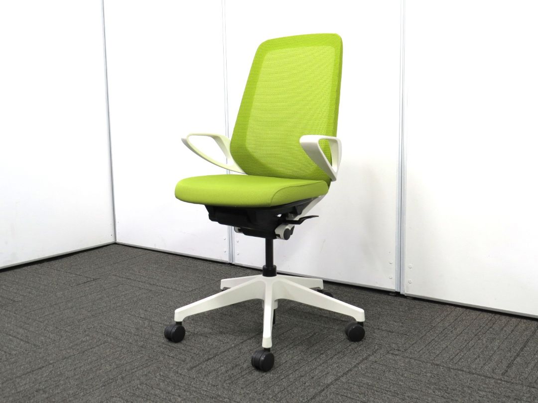 【中古】ノート イトーキ ハイバック ループ肘 23年製 KJ-176JV-W9Q6 中古オフィスチェア Y4356