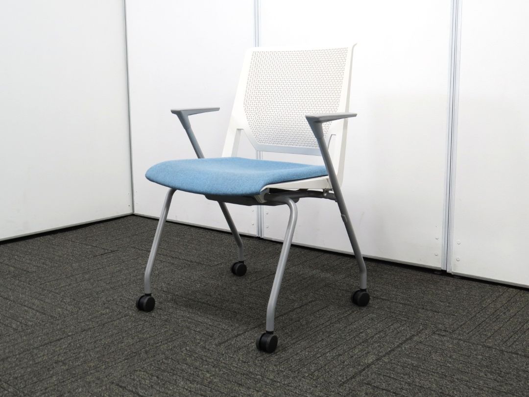 【中古】ベリーサイドアンドセミナー ヘイワース スタッキングチェア 中古オフィスチェア S4357
