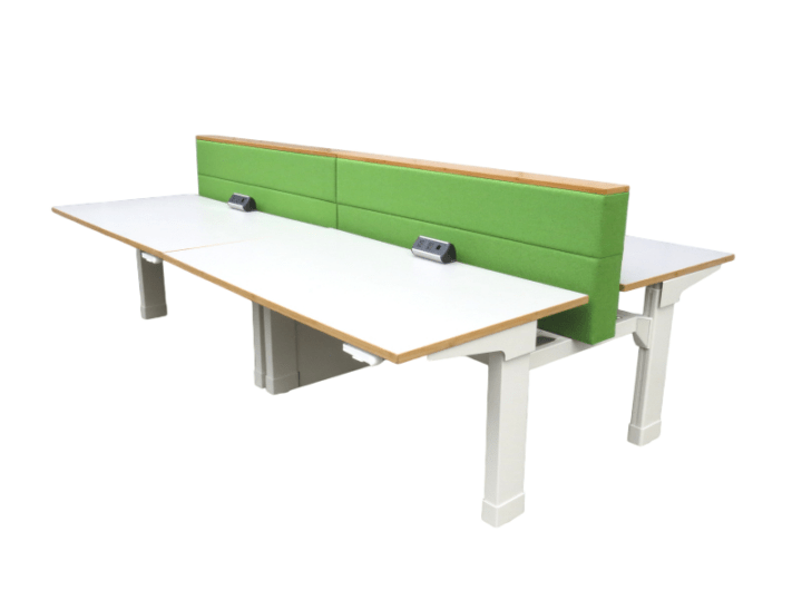 【中古】昇降デスク スチールケース ヘイワース W2800 中古オフィス家具 S4359