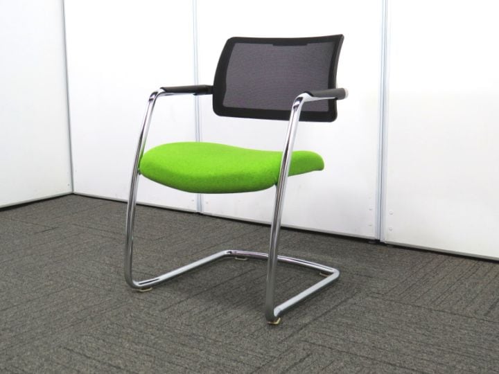 【中古】アロハ・イージー・ゲスト ヘイワース メッシュバック ミーティングチェア 中古オフィスチェア S4361