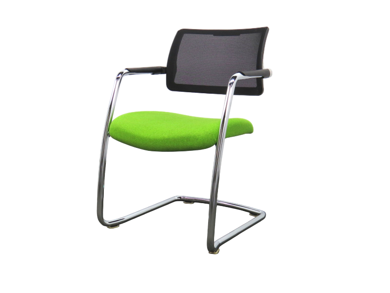 【中古】アロハ・イージー・ゲスト ヘイワース メッシュバック ミーティングチェア 中古オフィスチェア S4361