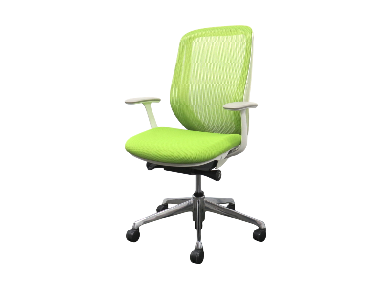 【中古】Sylphy/シルフィー オカムラ デザインアーム ポリッシュ脚 中古オフィスチェア R4740