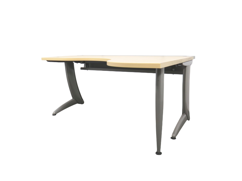 【中古】TNT* スチールケース L型デスク W1600 中古オフィス家具 R4763