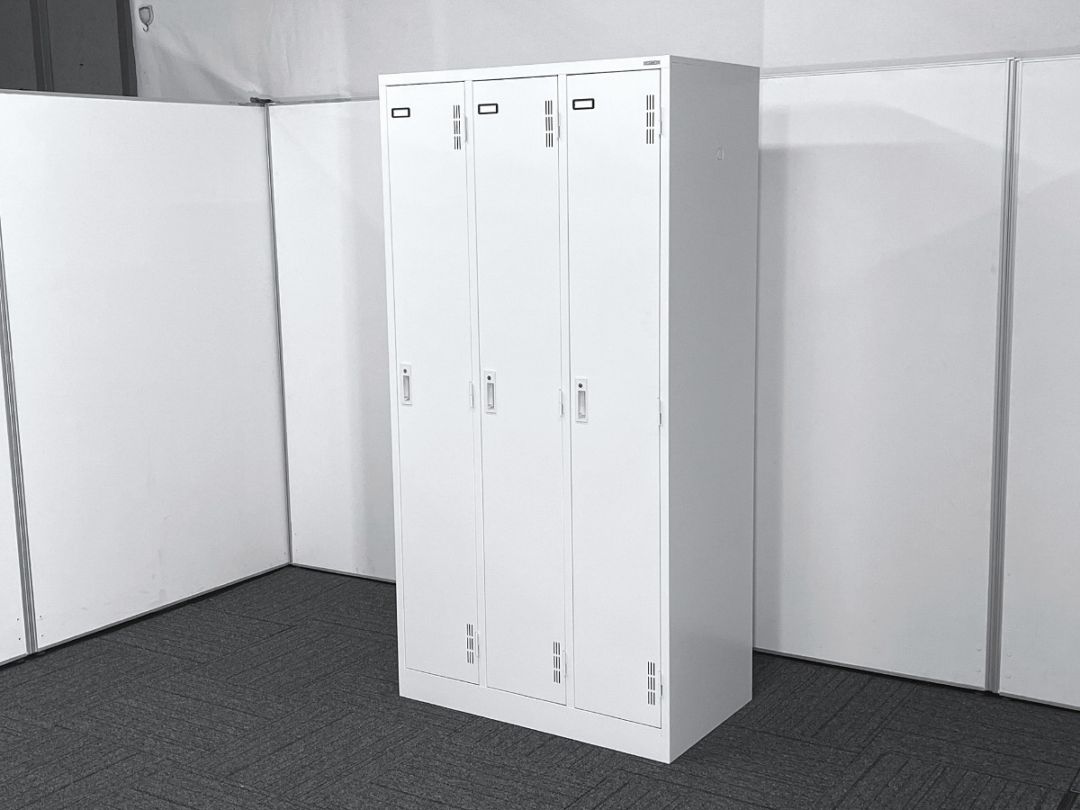 ロッカー｜3人用｜中古オフィス家具のパワーオフィス