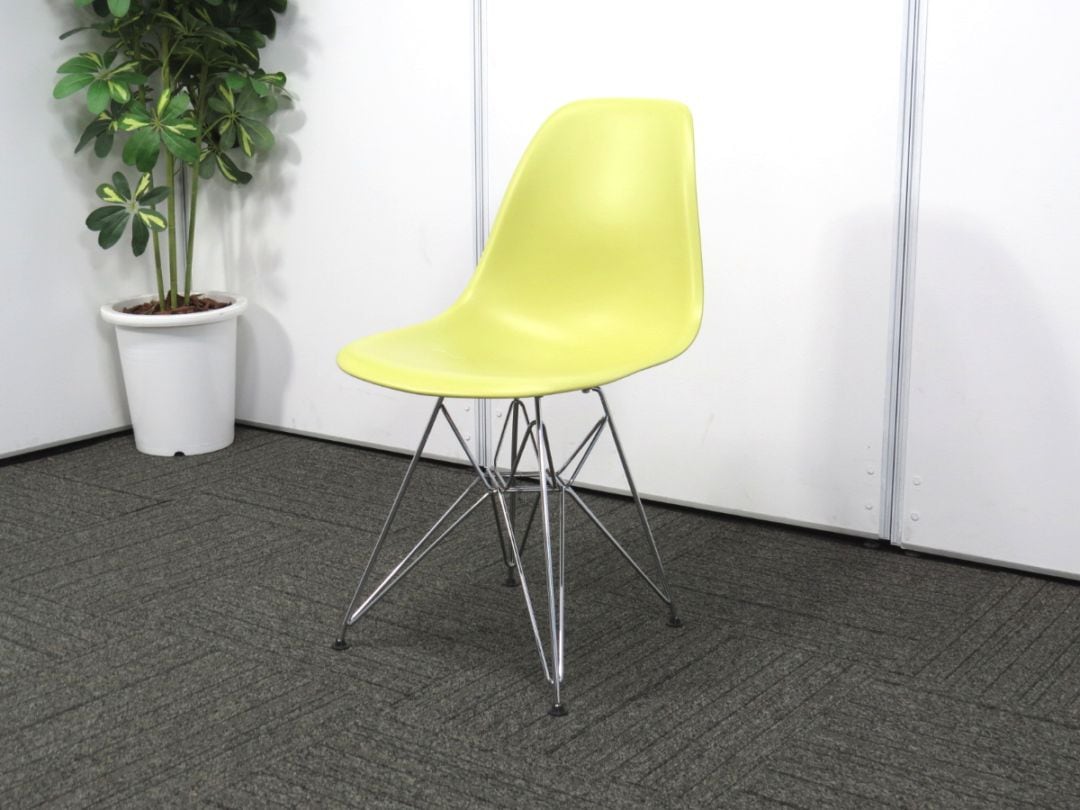 中古】イームズ サイドシェルチェア Vitra/ヴィトラ イエロー系 中古