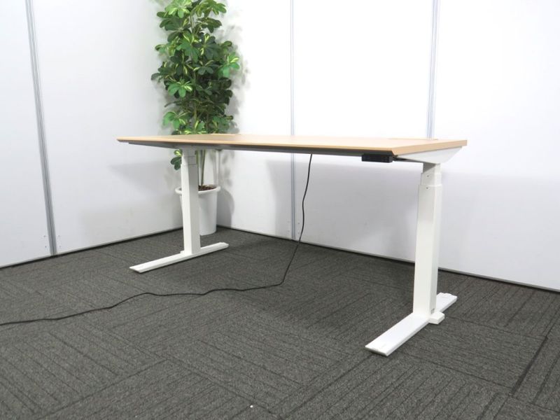 【中古】ノヴィ 稲葉製作所 電動昇降デスク W1550 中古オフィス家具 R4806