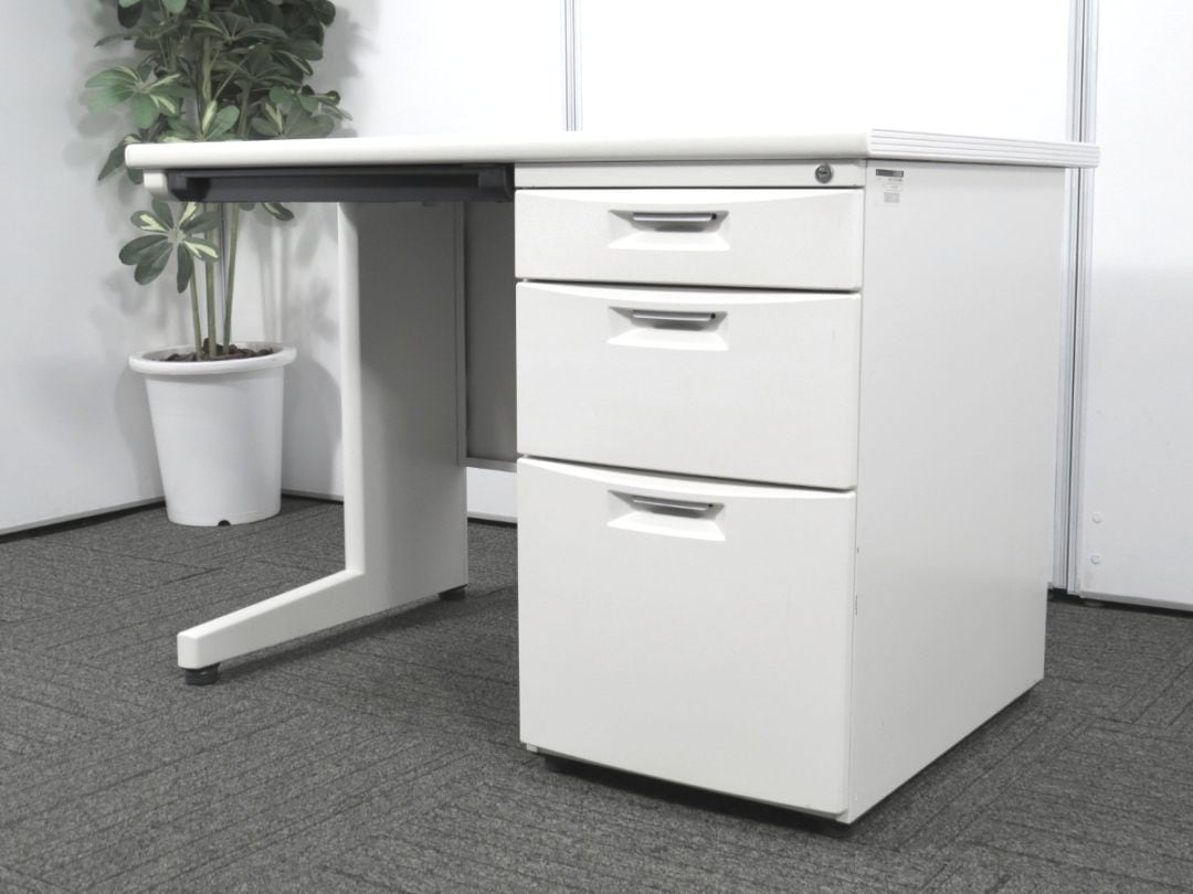 【中古】CZ イトーキ 107片袖机 CZN-107CA-W9W9 中古オフィス家具 Y4823