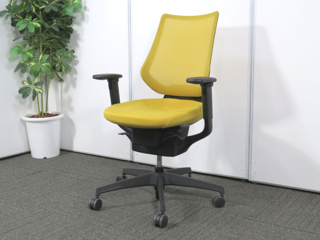 【中古】イングチェア コクヨ 可動肘 バーチカルタイプ 21年製 CRS-G3402E6 中古オフィス家具 R4824