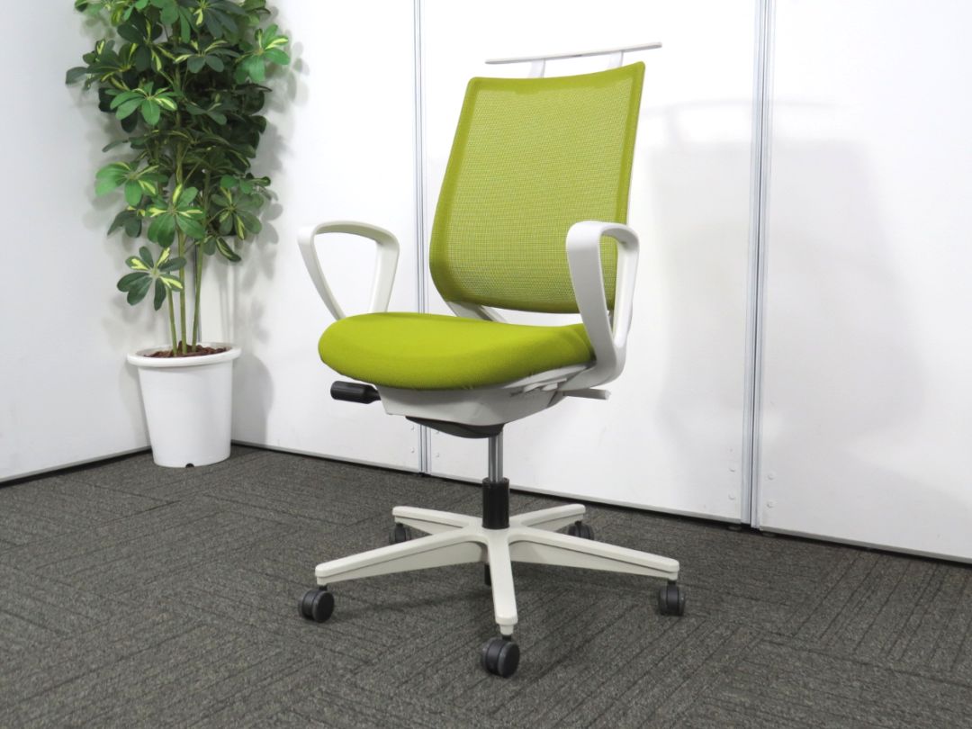 【中古】ミトラ2チェア コクヨ サークル肘 25年製 スタンダードバック 中古オフィス家具 R4828