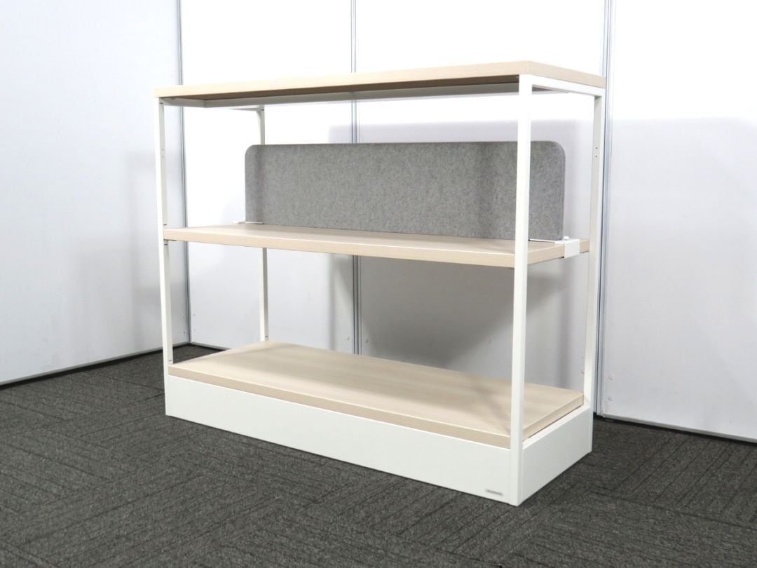 【中古】ライブスシェルフ オカムラ オープンシェルフ W1200 中古オフィス家具 R4843