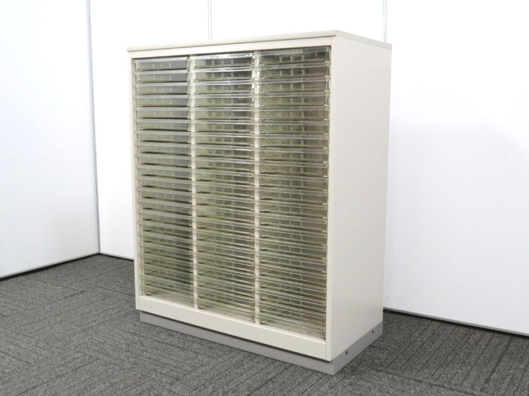 【中古】シンラインキャビネット イトーキ クリスタルトレイ HTM-109KAD-WE 中古オフィス家具 Y4856