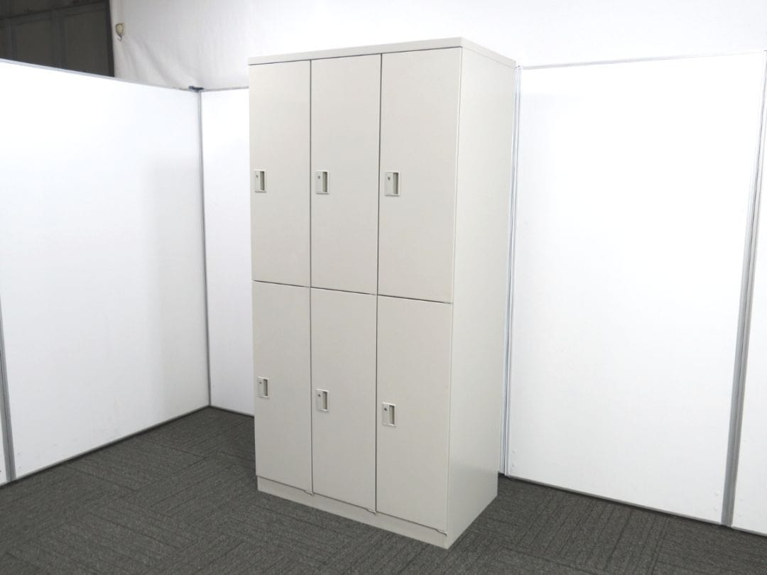【中古】KZ-Ⅱ オカムラ 6人用ロッカー 4576KZ-Z13 中古オフィス家具 R4857