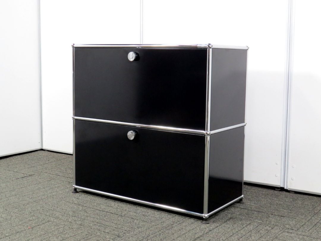 中古】ハラーシステム USMモジュラーファニチャー 1列2段 ドロップ