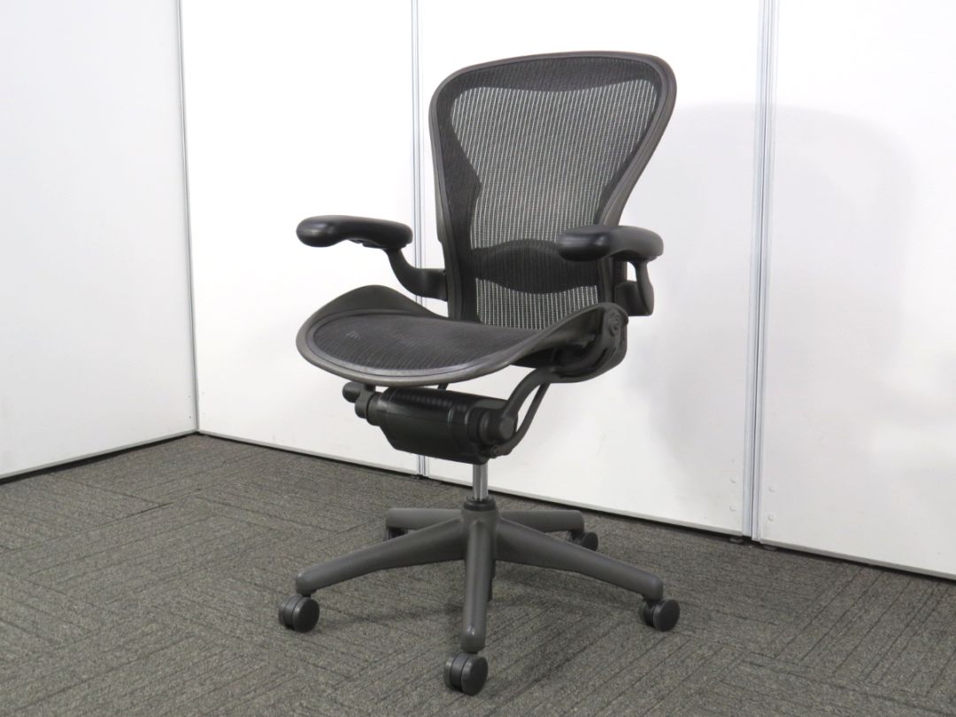 中古】アーロンチェア ハーマンミラー スタンダード Bサイズ 固定肘