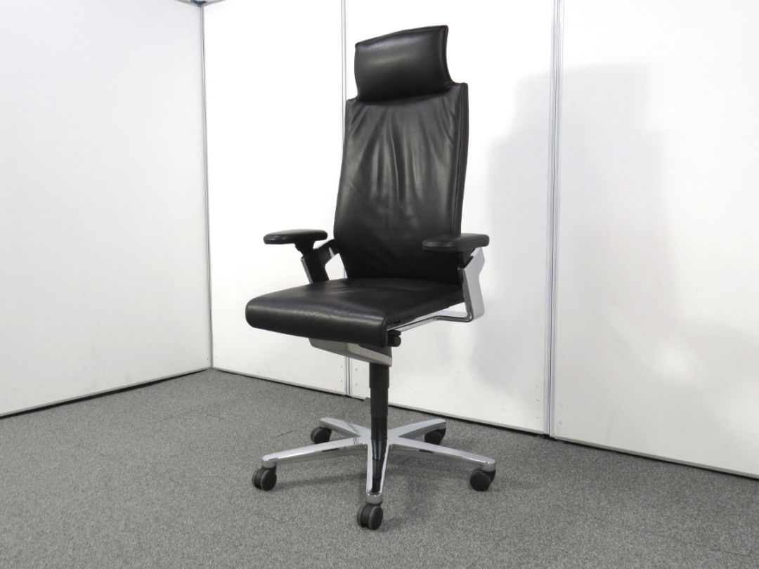 中古】ON/オンチェア ウィルクハーン アルミヘッドレスト アルミ