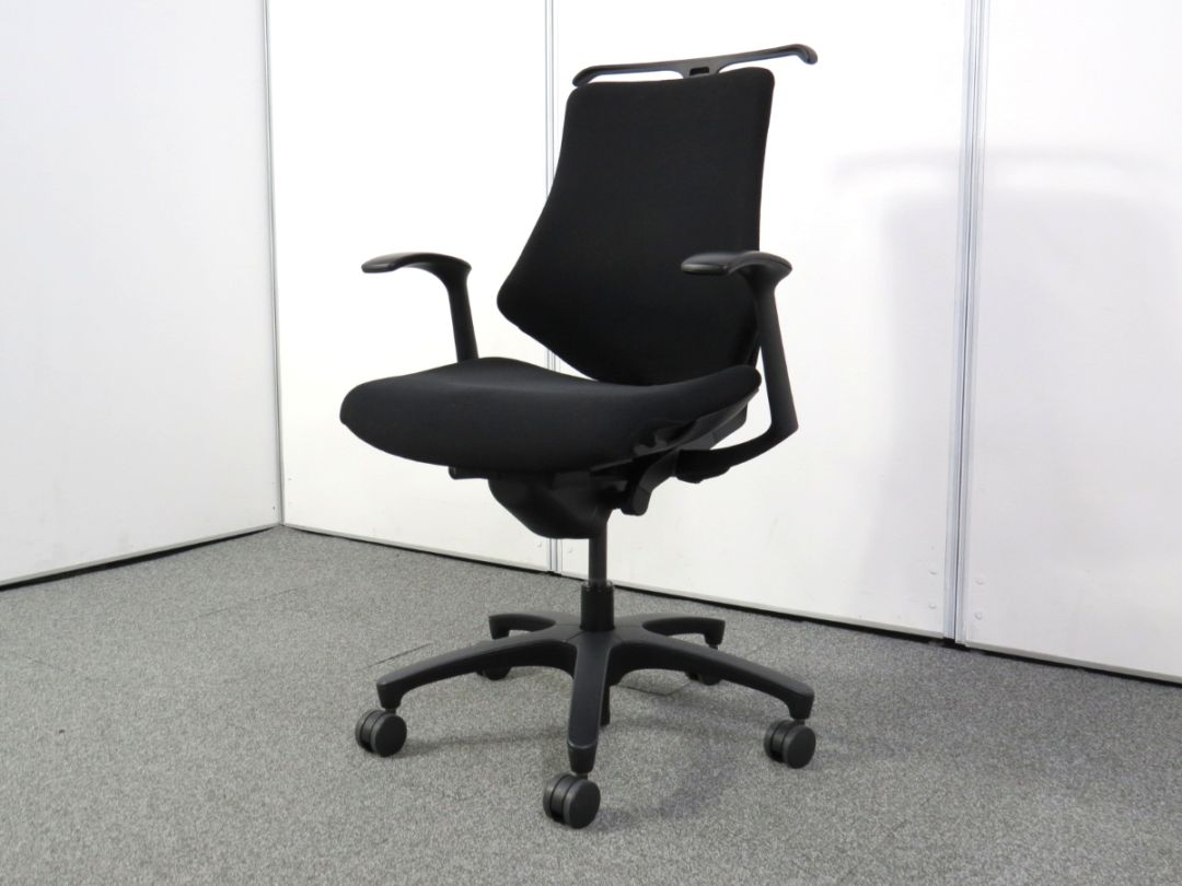 【中古】エフチェア イトーキ 固定肘 ハンガー ローバック KF-340GSH-T1T1 中古オフィス家具 R5071