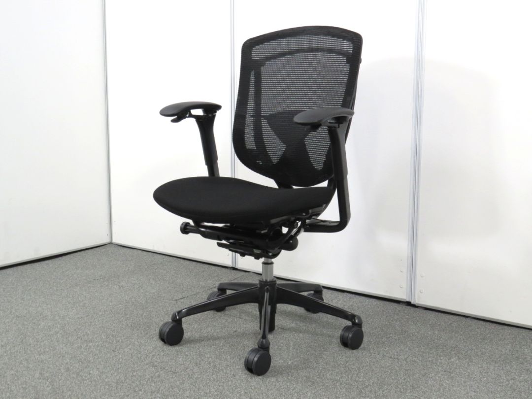 【中古】コンテッサチェア オカムラ ランバーサポート アジャスタブルアーム 中古オフィス家具 P5160R