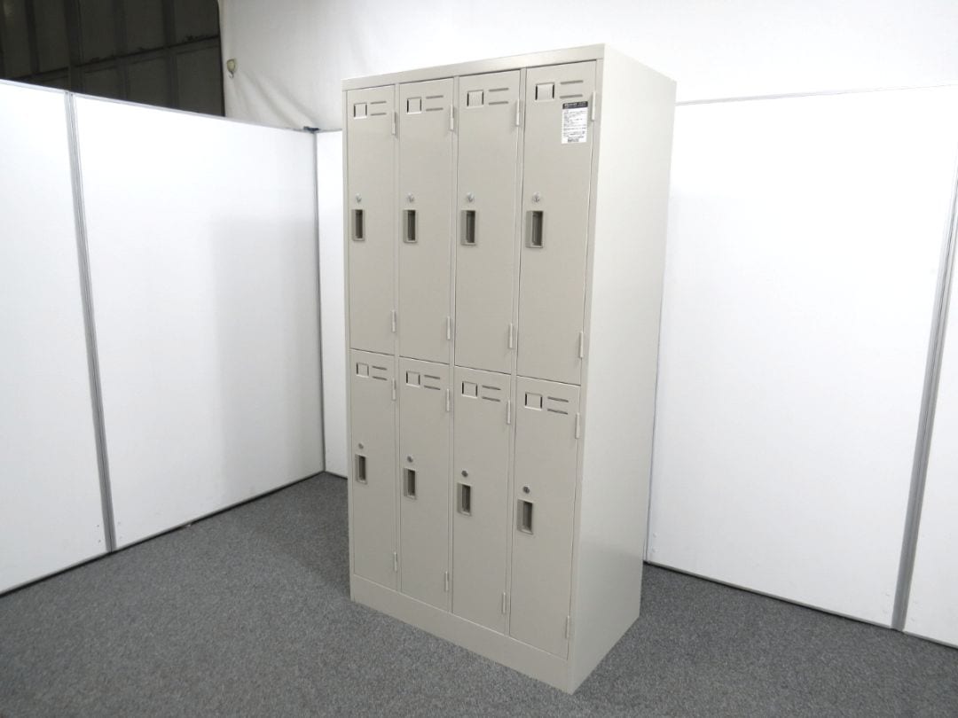 【中古】LKロッカー コクヨ 8人用 中古オフィス家具 S5163