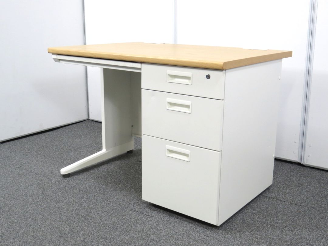 【中古】片袖机 カグクロ W1000 中古オフィス家具 P5164