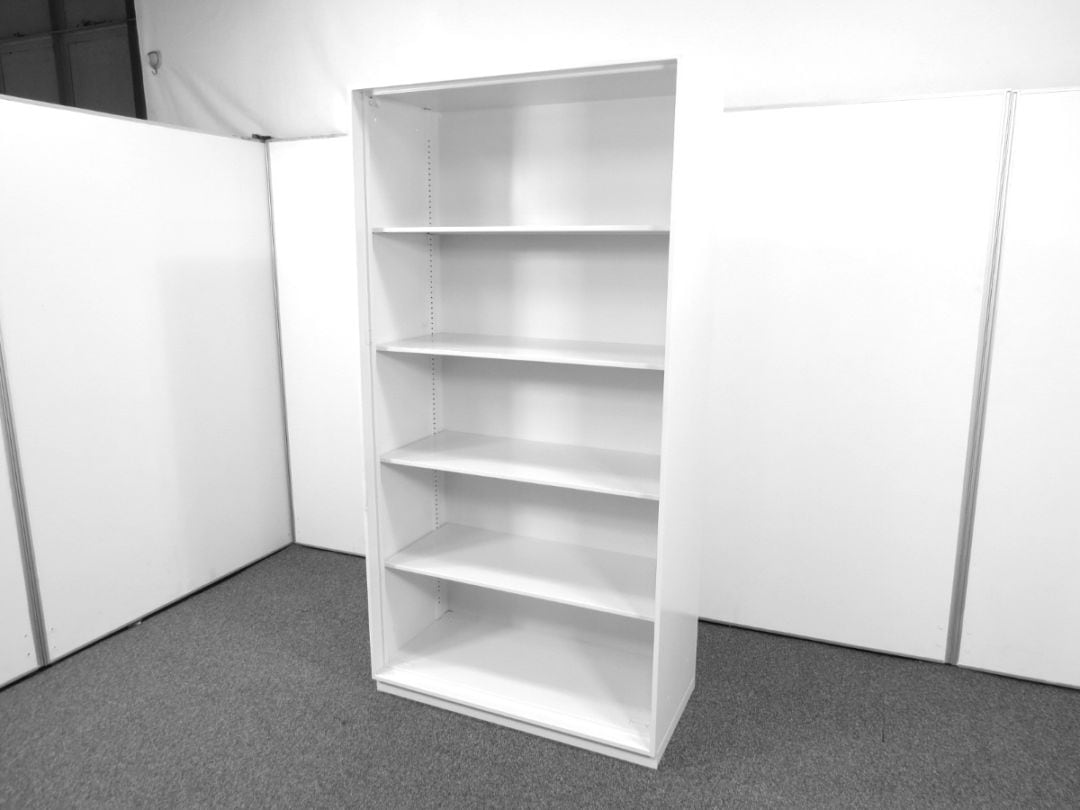 【中古】デリカウォールVシリーズ ライオン オープン書庫 中古オフィス家具 S5188