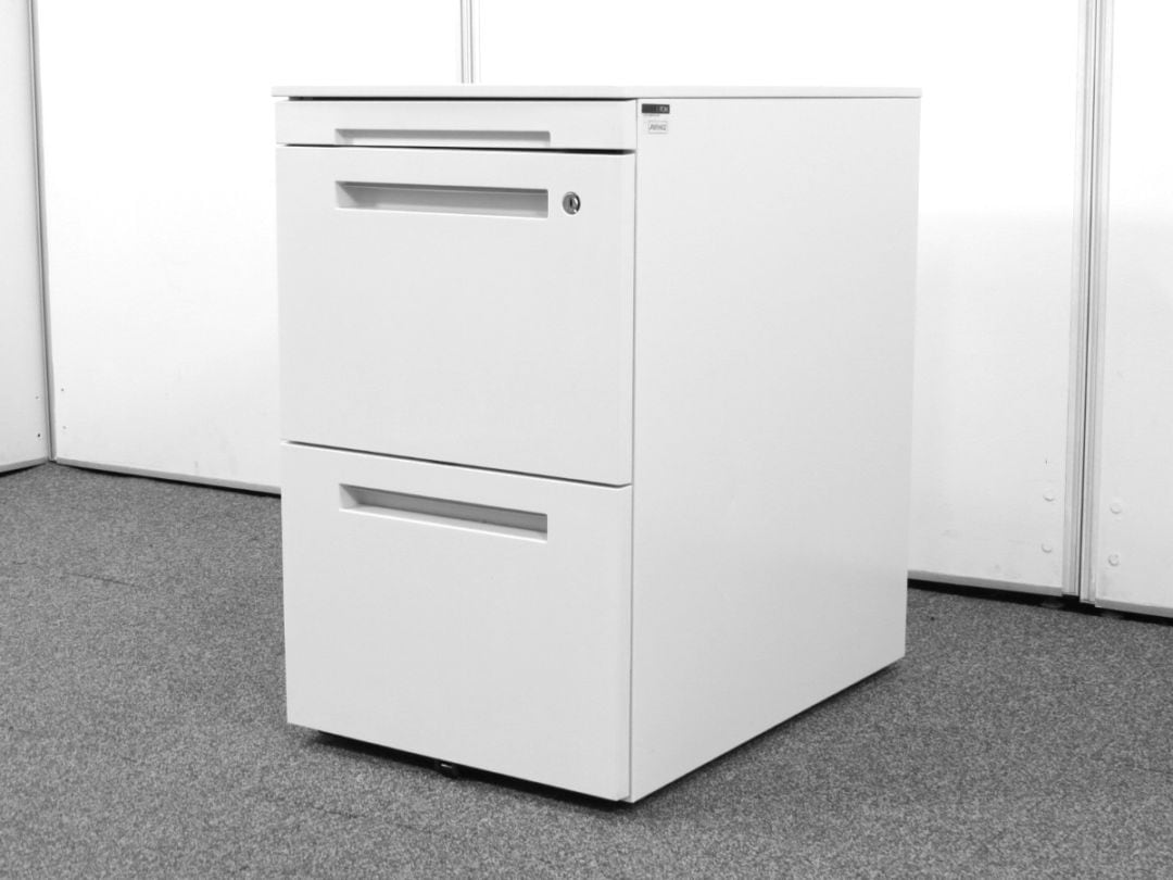 中古】CZR イトーキ 3段ワゴン A4・2段タイプ CZR-046MPCB-W9 中古