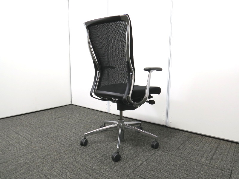 コクヨ　フォスター　エクストラハイバック　2016年製 KOKUYO（コクヨ） フォスター エクストラハイバック 固定肘 グレー