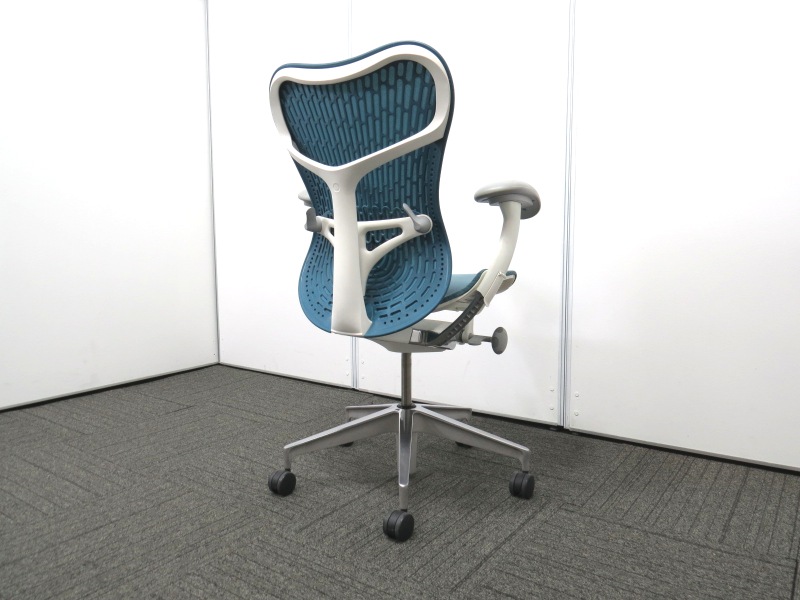 中古】ミラ2チェア ハーマンミラー ターコイズブルー 中古オフィスチェア