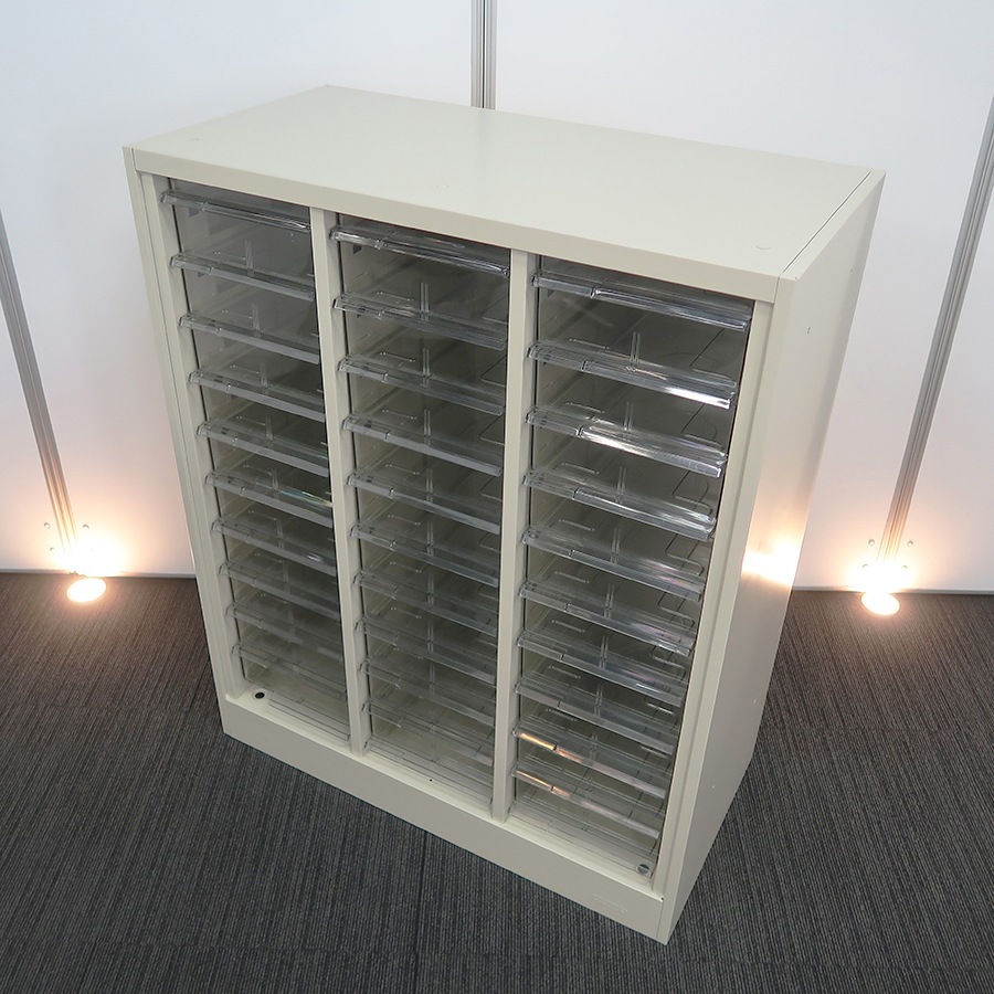 収納キャビネット】中古オフィス家具【プラスチック引き出し書庫