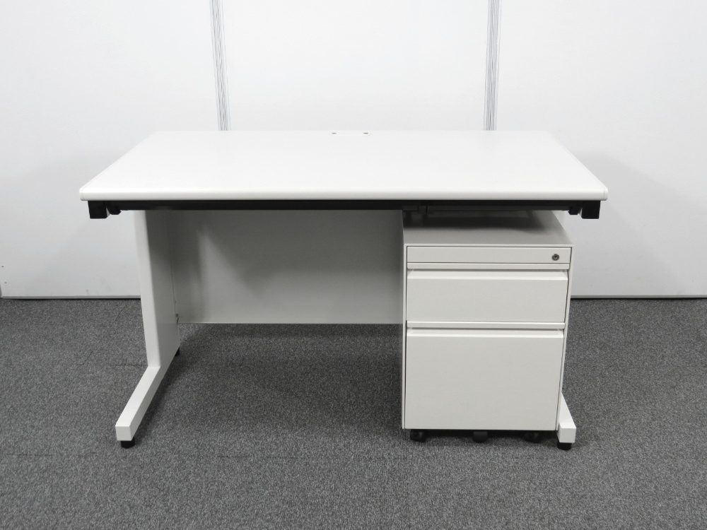中古】平机+ワゴンセット プラス フラットライン W1200 中古オフィス家具