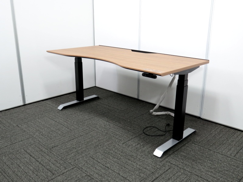 中古】シークエンス コクヨ W1550 電動昇降デスク SDT-SEWS168MT4N