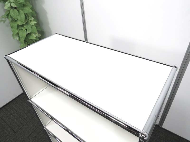 「S210」美品！ USM ハラー 1列3段 ピュアホワイト 大阪⭐️エコマックス♻️「S210」 美品！ USM ハラー 1列3段 ピュア