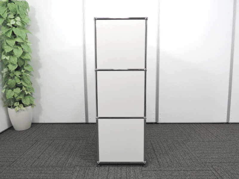 「S210」美品！ USM ハラー 1列3段 ピュアホワイト 大阪⭐️エコマックス♻️「S210」 美品！ USM ハラー 1列3段 ピュア