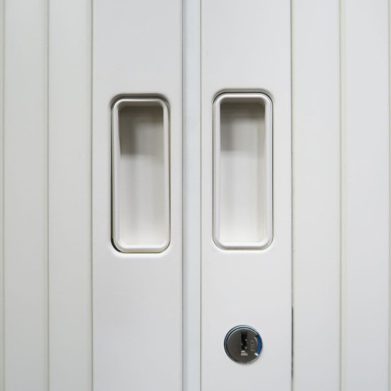 okamura オカムラ　デスク　引き出し　オフィス家具　キャビネット　収納 オカムラ ワークツールスリムキャビネット スキップシルバー 290幅×577