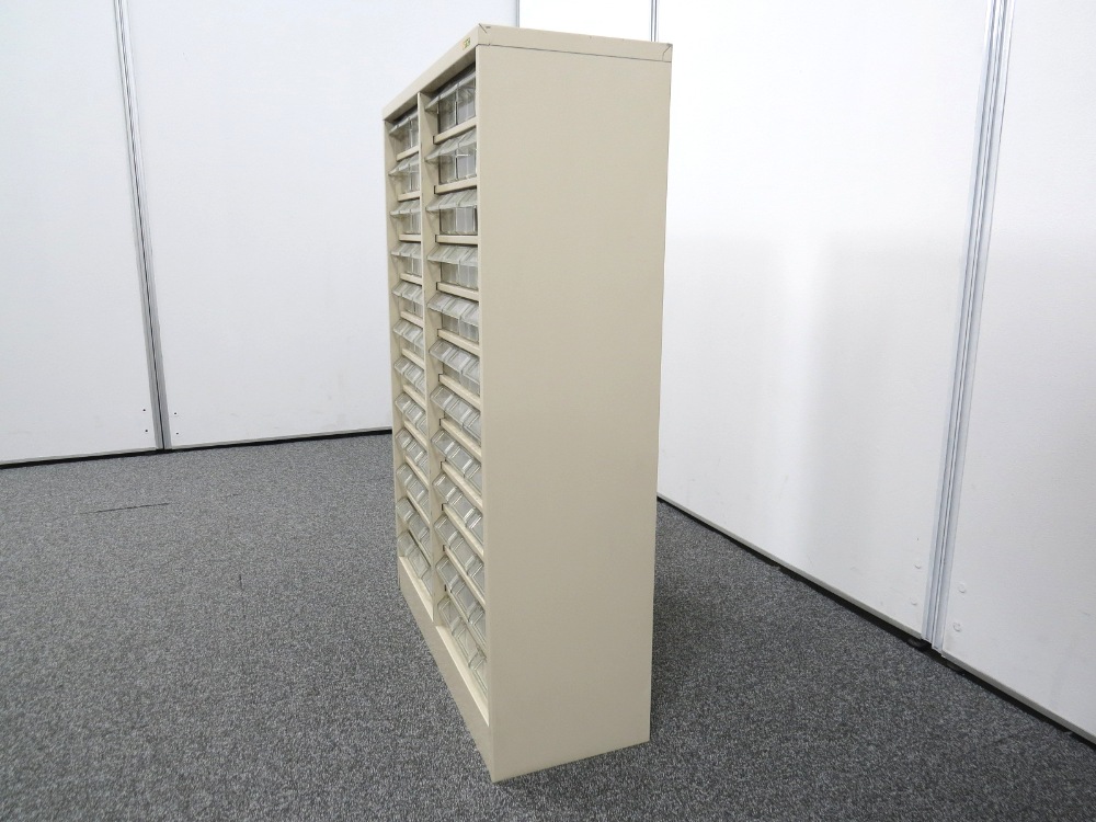 中古】ピックケース サカエ パーツキャビネット 引き出し72個 L4-72W