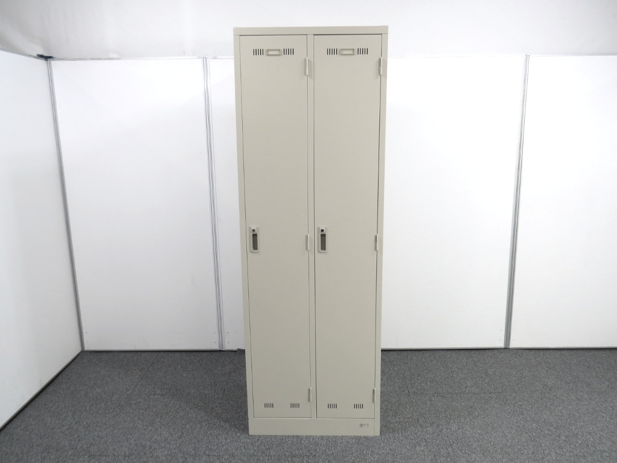 中古】SLK-2 生興 2人用ロッカー 中古オフィス家具