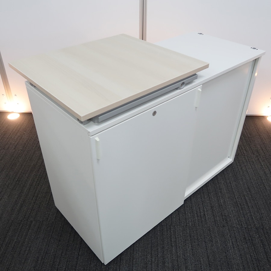 中古】【収納キャビネット】中古オフィス家具【デスクサイド収納