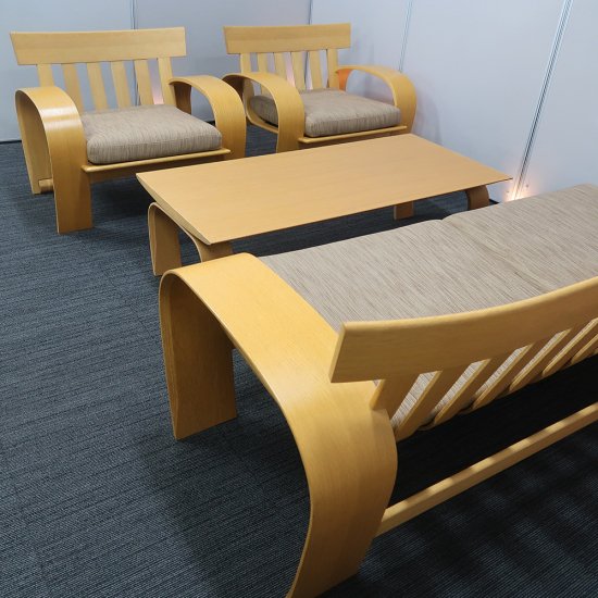 難あり カンディハウス DOZE ドウゼ リビングテーブル 天然木センター