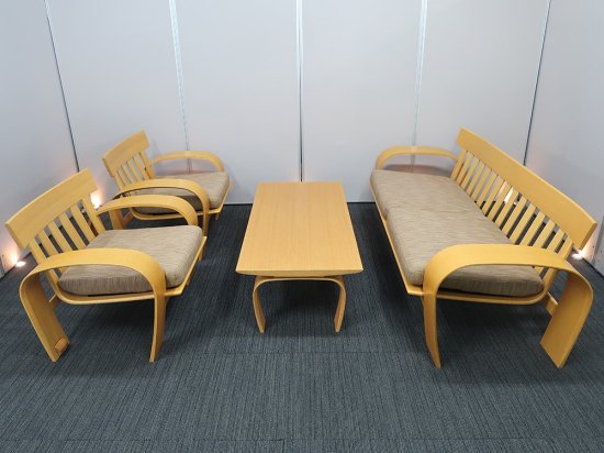 ドウゼ カンディハウス 応接セット ソファ 中古 1639