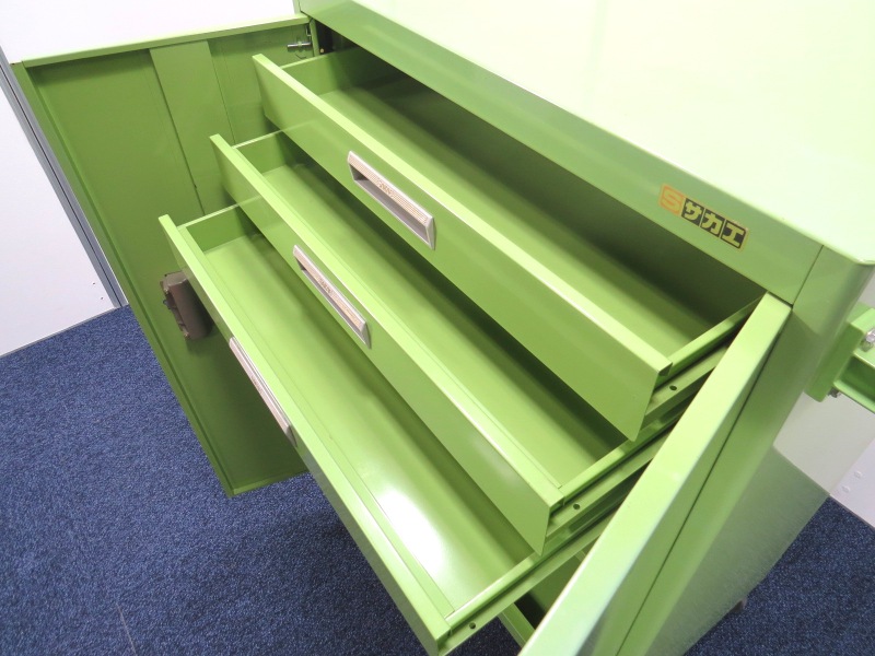 中古 サカエ 工具入れ 幅31 奥行◇45 高さ◇650 （cm） キャビネット