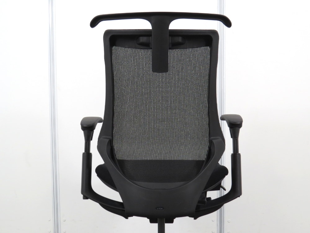 中古】エフチェア イトーキ 可動肘 ハンガー メッシュ ハイバック KF