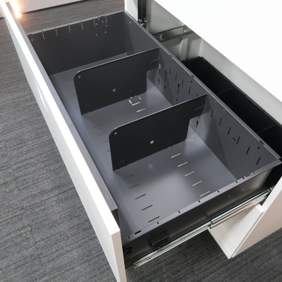 中古】オカムラ レクトライン 両開き+3段ラテラル書庫 中古オフィス家具